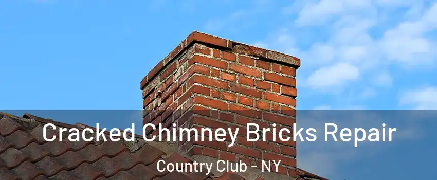 Cracked Chimney Bricks Repair Country Club - NY