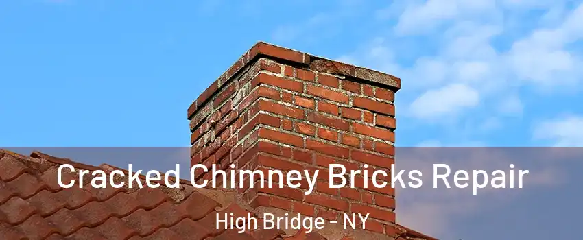 Cracked Chimney Bricks Repair High Bridge - NY