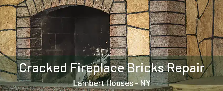 Cracked Fireplace Bricks Repair Lambert Houses - NY